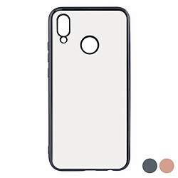 Totalcadeau Coque de protection pcompatible Huawei P20 Lite Flex Metal TPU Flexible Couleur - Gris pas cher