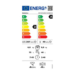 Lave-linge séchant 9/6kg 1600 tours/min - EW7W3922RC - ELECTROLUX