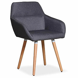 Paris Prix Fauteuil Design Scandinave Dorcy 82cm Gris Foncé