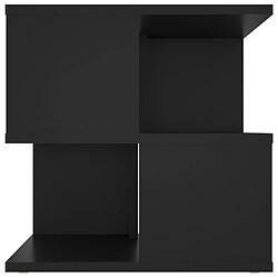 Acheter vidaXL Table d'appoint Noir 40x40x40 cm Aggloméré