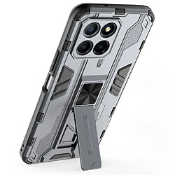 Coque en TPU anti-chute, antichoc avec béquille pour votre Honor X8 5G - gris