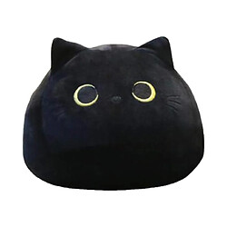 Universal Animaux de dessin animé mignon jouets en peluche mignon chat noir chat façonner douce oreiller en peluche poupée fille chambre à coucher cadeau de la Saint-Valentin ornement oreiller en peluches (40cm)