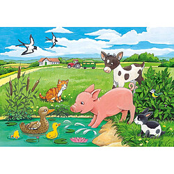 Ravensburger - 07582 9 - Puzzle - Bébés Animaux De La Terre - 2 x 12 Pièces