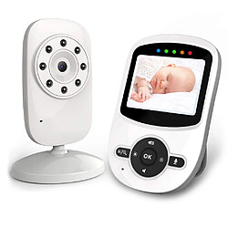 Babyphone avec caméra Caméra vidéo numérique sans fil avec vision nocturne infrarouge Conversation bidirectionnelle Écran LCD 2,4" Capteur de température 2,4 GHz Prise en charge VOX multi-caméras