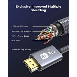 Cable HDMI 2.1 8K 60Hz-48Gbps - 3M - Little Boutik©