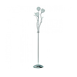 Searchlight Lampadaire Bellis II, en chrome et verre