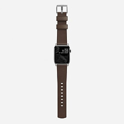 Nomad Bracelet Moderne Cuir pour Apple Watch 42-44-45mm Marron