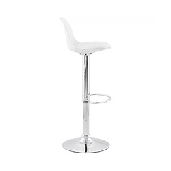 Avis Kokoon Design Tabouret de bar design SUKI WHITE 39x42x104 cm