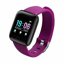 D13 Smartwatch Moniteur De Pression Artérielle Tracker Fitness Montre Smart Wristband Sport Pour Android Ios Violet