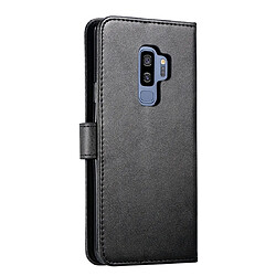 Avis Wewoo Coque Pour Galaxy S9 GUSSIM Business Style Étui en cuir à rabat horizontal avec support et fentes cartes et portefeuille noir