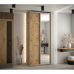 Abiks Meble Armoire DAVOS 5 À Portes Coulissantes 235,2/120/60 2 Portes