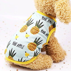 Acheter Wewoo T-shirt à imprimé de fruits pour animaux de compagnie Jupe de mignons chatchien et chiottaille XXL Gilet-Ananas