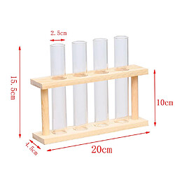 Avis Verre De Table De Vase à Fleur De Tube à Essai De Planteur Suspendu Mural En Verre Beige