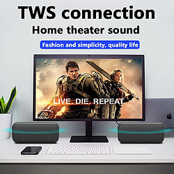 Universal Colonne noire haut-parleur portable ultra-bas DSP subwoofer Music Center haut-parleur Bluetooth haute puissance IPX5 imperméable | pas cher