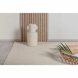 Venture Home Tapis en coton et laine Jaipur beige 300 x 200 cm.