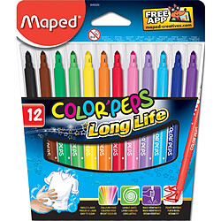 Maped Feutre COLOR'PEPS, étui carton de 12, largeur de tracé ()