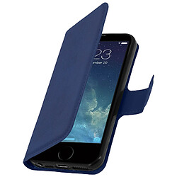 Avizar Étui portefeuille iPhone 5 / 5S / SE protection intégrale - Bleu