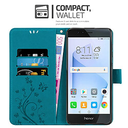 Avis Cadorabo Coque Honor 8 / 8 PREMIUM Etui en Bleu