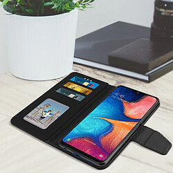 Avis Avizar Housse Samsung Galaxy A20e Étui Folio Portefeuille Fonction Support noir