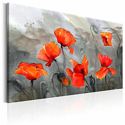 Paris Prix Tableau Imprimé Poppies Watercolour 60 x 90 cm