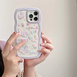 Avis GUPBOO Étui pour iPhone13 Coque souple pour téléphone de style coréen papillon fleur