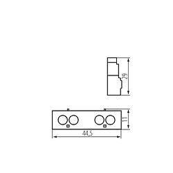 Acheter Kanlux Contact auxiliaire 1z1r frontal pour KMP KMP-FAX11