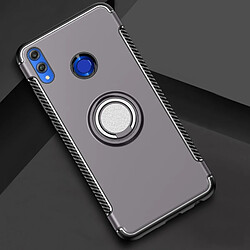 Wewoo Coque Étui de protection magnétique Armure Anneau rotation 360 degrés pour HuHonor 8X (Gris)