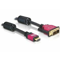 Delock Câble HDMI A / DVI - 18 +1 - m / m 1,8 m