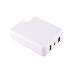 Acheter Wewoo Pour MacBook, iPhone, Galaxy, Huawei, blanc Xiaomi, LG, HTC et autres Smart Phones, Appareils rechargeables Adaptateur secteur 87W / 61W USB-C / Type-C Charge rapide avec câble USB-C / Type-C de 2m identification automatique, sans prise,