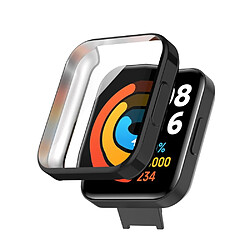 Coque en TPU anti-scratch, électroplaqué, noir pour votre Xiaomi Redmi Watch2/Redmi Horloge 2