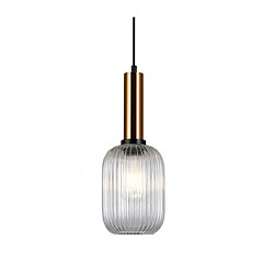 Luminaire Center Suspension moderne Antiola verre transparent