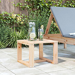 Maison Chic Table d'appoint | Table Basse de jardin 40x38x28,5 cm bois massif de pin -GKD37801