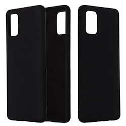 Coque en silicone matière liquide noir pour votre Samsung Galaxy A31