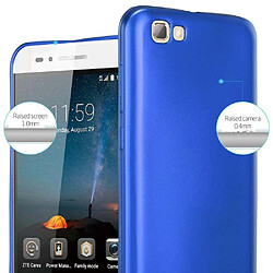 Cadorabo Coque ZTE Blade A612 Etui en Bleu pas cher