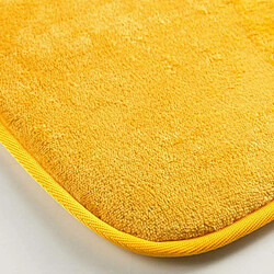 Paris Prix Tapis Uni en Flanelle Flanou 50x80cm Jaune