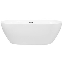 Acheter Beliani Baignoire îlot blanche 180 x 80 cm CARRERA