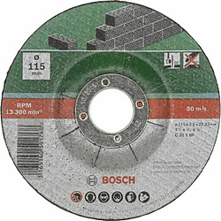 Avis Bosch 2609256334 Assortiment de disques à tronçonner à moyeu déporté pour Matériaux Diamètre 115 mm Diamètre d'alésage 22,23 Epaisseur 2,5 mm 5 disques