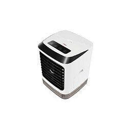 YP Select Mini refroidisseur d'air de bureau humidificateur lampe ambiante ventilateur de climatisation USB - blanc sans télécommande