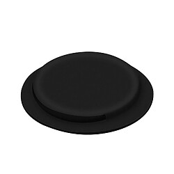 Avizar Coque Apple Airtag Silicone Gel Souple Dos Adhésif Ultra-adhérant Noir