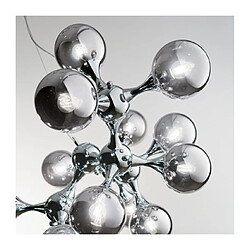 Ideal Lux Suspension Nodi Métal Chrome 15 ampoules 60cm