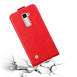 Cadorabo Coque LG K10 2016 Etui en Rouge pas cher