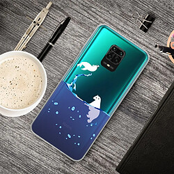 Coque en TPU impression de motif imd clair ours polaire pour votre Xiaomi Redmi Note 9 Pro Max/Note 9 Pro/Note 9S