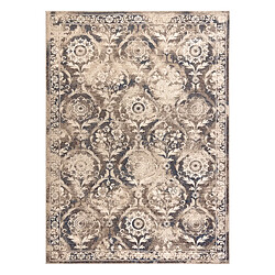 RUGSX Tapis NAIN Ornement vintage 7601 50977 beige bleu foncé 120x170 cm