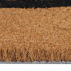 Avis vidaXL Tapis de porte naturel 40x60 cm fibre de coco touffeté