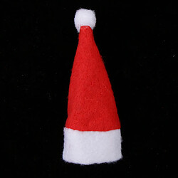 20Pcs Mini Lollipop Lollypop Santa Claus Chapeaux Cap Wrap Décor de Fête de Noël