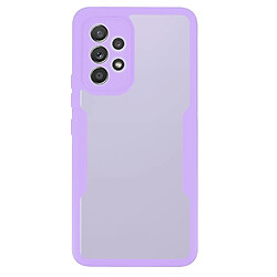 Coque en TPU + acrylique détachable 2 en 1, anti-rayures violet pour votre Samsung Galaxy A53 5G