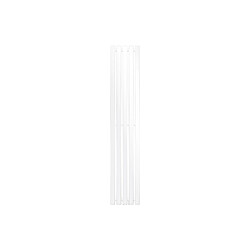 ECD Germany Stella Design Radiateur sèche-serviettes - 260 x 1400 mm - Blanc - Radiateur pour salle de bain - Radiateur mural