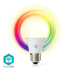 Ampoule SmartLife RGB - WiFi - E27 Ampoule connectée E27 - WiFi - 470 lm - 6W - Blanc Chaud / RGB - 2700 K - Android & iOS - Diamètre 60 mm - Compatible Google Assistant et Amazon Alexa