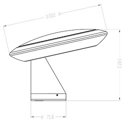 Acheter Circular LED 10W IP65 light 360 degree light wall garden entrance stairs balcony garage 230V