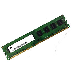 Micron Tech 1Go Ram Barrette PC MICRON MT4JTF12864AZ-1G4D1 DIMM PC3-10600U 1Rx16 1333MHz CL9 - Occasion